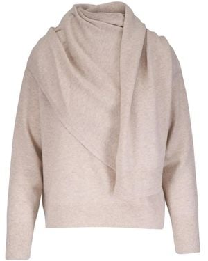 Vince Draped Sweater - Natural