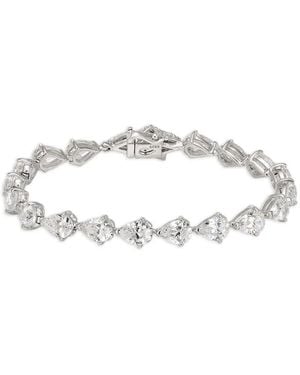 Anabela Chan Nova Eternity Armband Mit Diamanten Aus Rhodium-Vermeil - Weiß