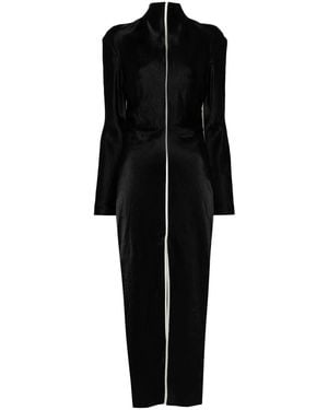 Nanushka Naia Midi Dress - Black