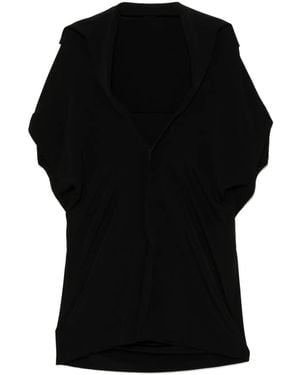 Yohji Yamamoto V-Neck Dress - Black