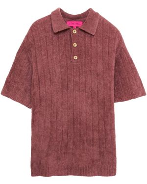 The Elder Statesman シェニール ポロシャツ - レッド