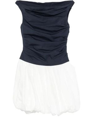 Jonathan Simkhai Robe Courte Salina À Design Structuré - Blue