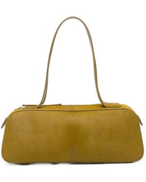 KHAITE Simona Calf-Hair Shoulder Bag - Metallic