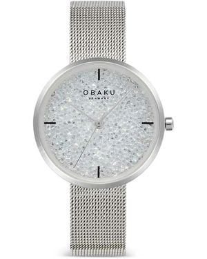 Obaku Glimmer 32Mm Watch - Grey