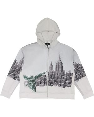 Who Decides War Long-Sleeve Hoodie - Grey
