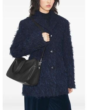 Tory Burch Leather Satchel Bag - Blue