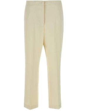 Kaos High Waist Broek - Naturel