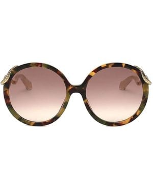 Roberto Cavalli Round-Frame Sunglasses - Pink