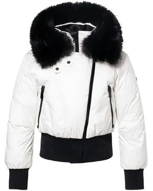 Goldbergh Faux-Fur Trim Padded Jacket - Black