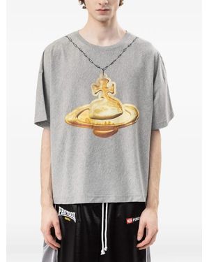 Vivienne Westwood Orb T-Shirt - Gray