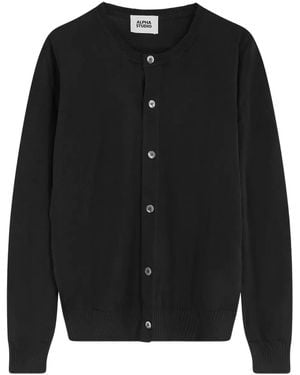 Alpha Industries Alpha Studio Button Cardigan - Black
