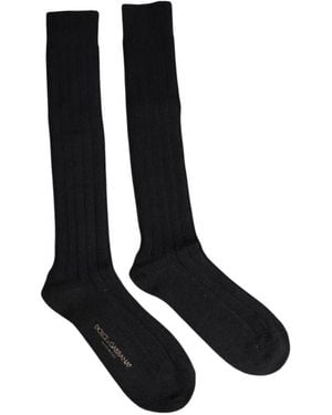 Dolce & Gabbana Calzini A Coste - Nero