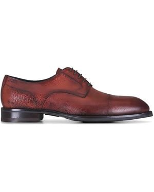 Di Bianco Textured Lace-Up Shoes