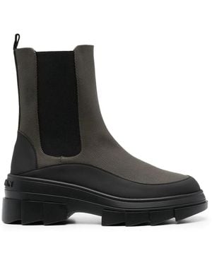 Stuart Weitzman Military Slip-On Boots - Black