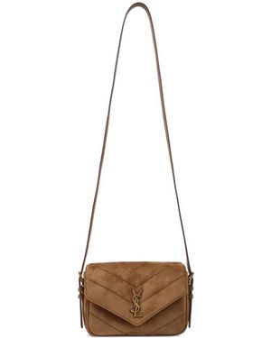 Saint Laurent Loulou Crossbody Bag Padded - White