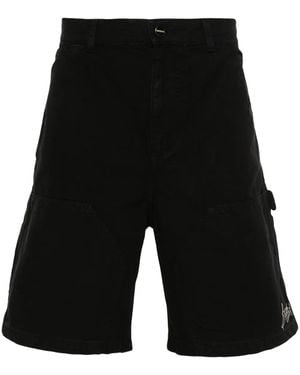 Barrow Logo-Embroidered Bermuda Shorts - Black