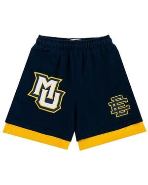 Eric Emanuel Marquette Double Layer Shorts - Blue