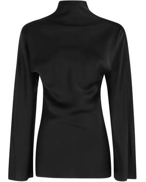 Rohe Blusa con cuello halter - Negro