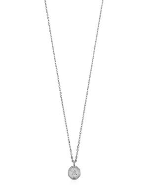 Kate Spade Collar De Cadena Con Colgante De Zirconia - Blanco