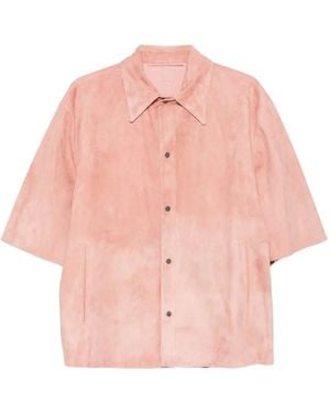 Salvatore Santoro Chemise En Daim - Pink