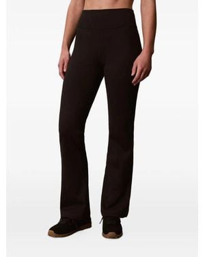 Calvin Klein Quick-Dry Flared Gym Leggings - Black
