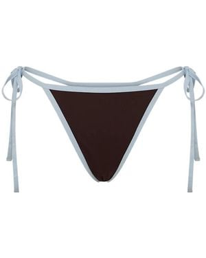 Myra Swim Nyah Side-Tie Bikini Bottoms - White