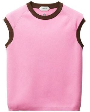 Versace Haut En Coton - Pink