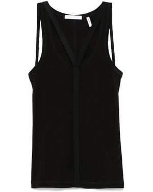 Helmut Lang Tanktop Met Racer Bandje - Zwart