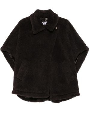 Max Mara Tebe Teddy Cape - Black