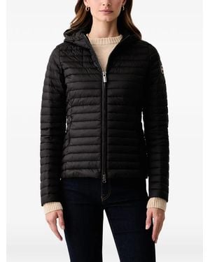 Colmar Quilted Hooded Jacket - Black