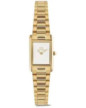 Daniel Wellington Mini Bound Rectangular 25.9Mm Watch - Metallic
