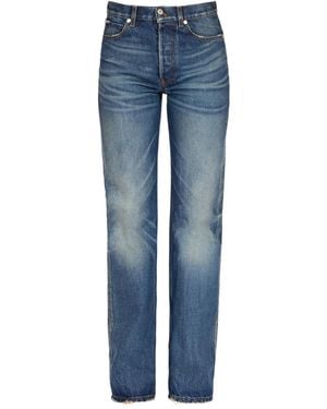 Ferragamo Vaqueros Rectos Con Cinco Bolsillos - Azul