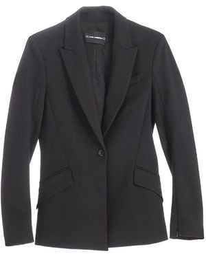 KARL LAGERFELD Einreihiges 'Punto' Sakko - Blau