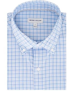 Peter Millar Checked Shirt - Blue