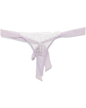 Kiki de Montparnasse Cadeau Thong - Purple