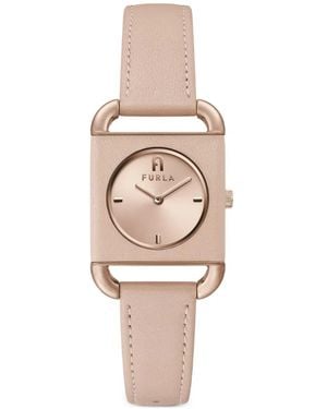 Furla Arco Square 28 Mm Horloge - Wit