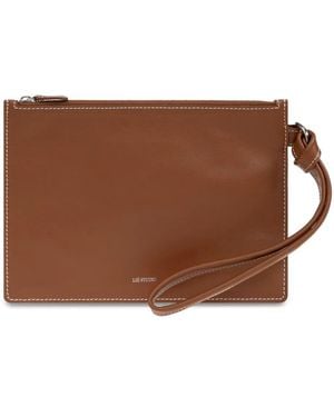 LIE STUDIO The Charlie Clutch Bag - Brown