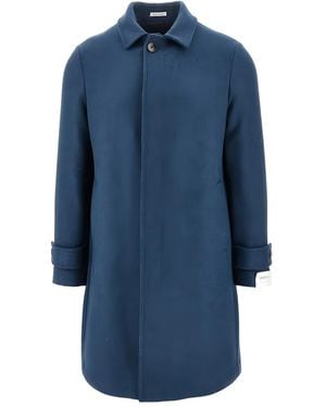 BRERAS Milano Einreihiger Mantel mit Knöpfen - Blau