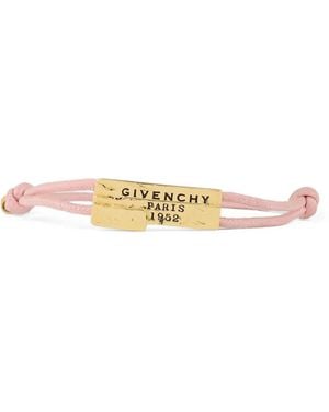 Givenchy Bracelet Tape En Coton Et Métal - Blanc
