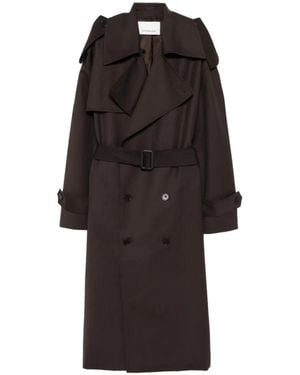 Frankie Shop Trenchcoat Mit Gürtel - Braun