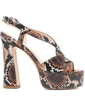 Chantal Sandales À Brides Croisées - Metallic