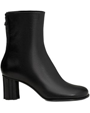 Ami Paris Botas Piano Con Puntera Anatómica - Negro