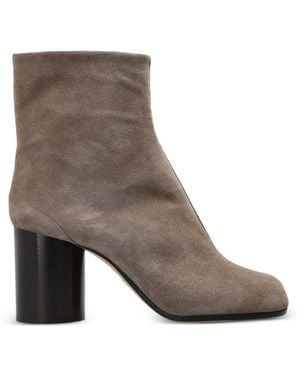 Maison Margiela Suede Tabi Ankle Boots - Brown