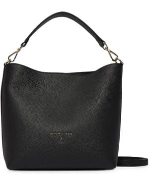 Patrizia Pepe Logo-Detail Two-Way Tote Bag - Black