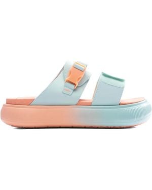 PUMA Buckle-strap platform sandals - Blau