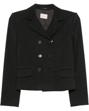 Emme Double-Breasted Jacket - Black