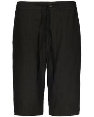 Tessitura Body Couture Loose-Fit Bermuda Shorts - Black