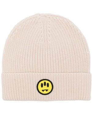 Barrow Logo-Patch Beanie - Natural