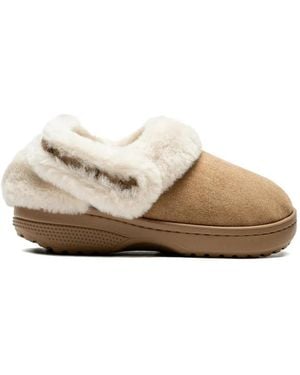 Crocs™ Faux-Fur Clogs - Natural