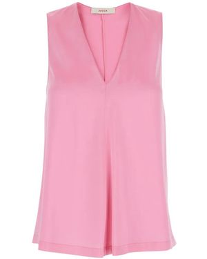 Jucca V-Neck Sleeveless Top - Pink